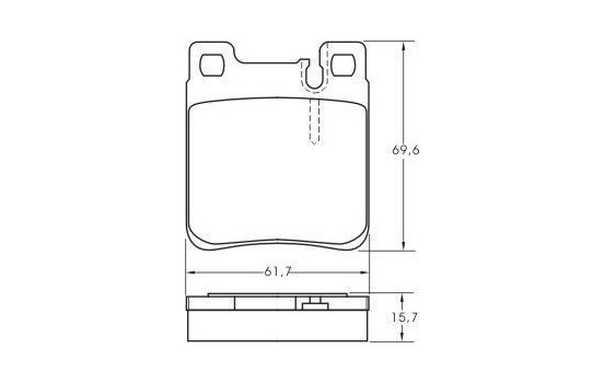 Brake Pad Set, disc brake 36787 ABS, Image 2