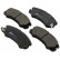 Brake Pad Set, disc brake 36793 ABS