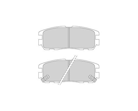 Brake Pad Set, disc brake 36794 ABS, Image 3