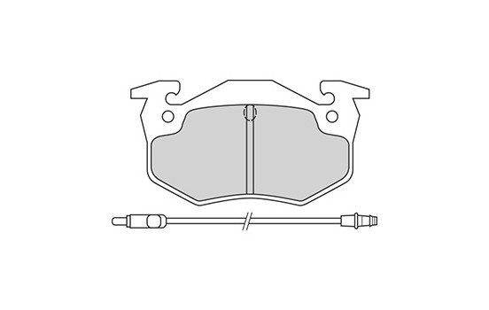 Brake Pad Set, disc brake 36802 ABS, Image 2