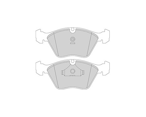 Brake Pad Set, disc brake 36807 ABS, Image 3