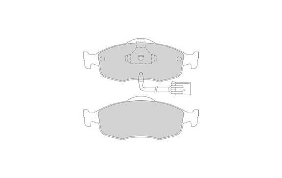 Brake Pad Set, disc brake 36808 ABS, Image 2