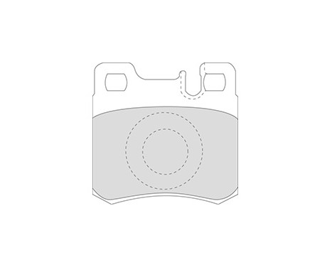 Brake Pad Set, disc brake 36810 ABS, Image 3