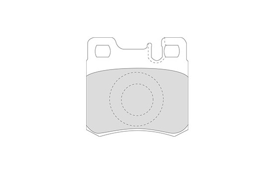 Brake Pad Set, disc brake 36810 ABS, Image 3