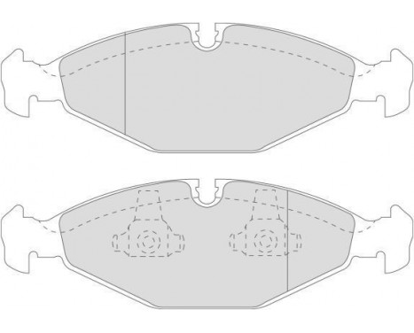 Brake Pad Set, disc brake 36812 ABS