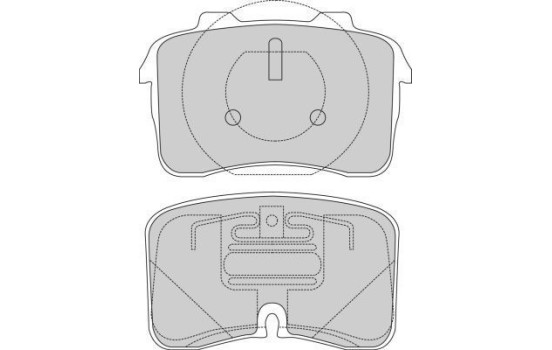 Brake Pad Set, disc brake 36813 ABS, Image 2