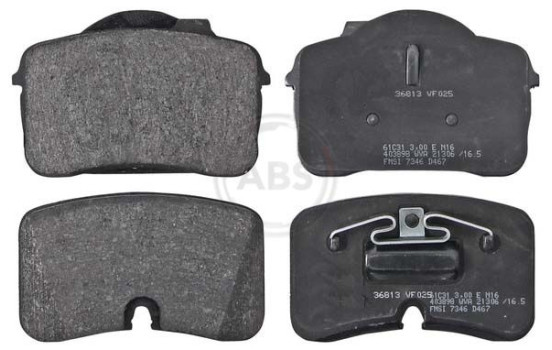 Brake Pad Set, disc brake 36813 ABS, Image 3