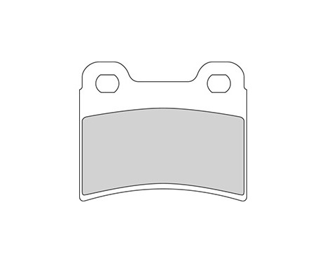 Brake Pad Set, disc brake 36814 ABS, Image 2