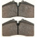 Brake Pad Set, disc brake 36815 ABS