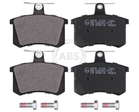 Brake Pad Set, disc brake 36818 ABS, Image 4