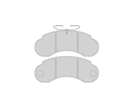 Brake Pad Set, disc brake 36828 ABS, Image 3