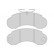 Brake Pad Set, disc brake 36828 ABS, Thumbnail 3