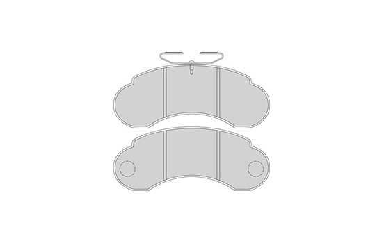 Brake Pad Set, disc brake 36828 ABS, Image 3