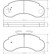 Brake Pad Set, disc brake 36828 ABS, Thumbnail 2