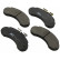 Brake Pad Set, disc brake 36828 ABS