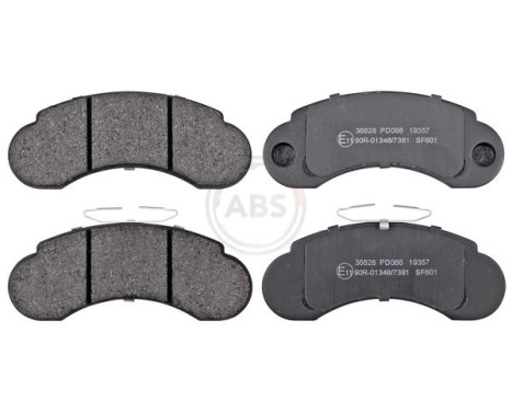 Brake Pad Set, disc brake 36828 ABS, Image 4