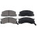 Brake Pad Set, disc brake 36829 ABS, Thumbnail 3