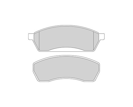 Brake Pad Set, disc brake 36830 ABS, Image 2
