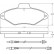 Brake Pad Set, disc brake 36836 ABS