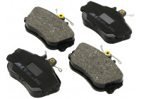 Brake Pad Set, disc brake 36838 ABS