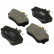 Brake Pad Set, disc brake 36838 ABS