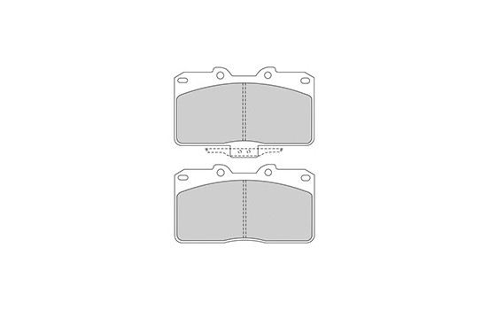 Brake Pad Set, disc brake 36839 ABS, Image 2