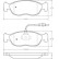 Brake Pad Set, disc brake 36850 ABS, Thumbnail 2