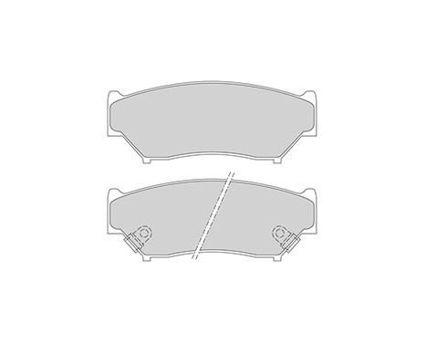 Brake Pad Set, disc brake 36852 ABS, Image 2