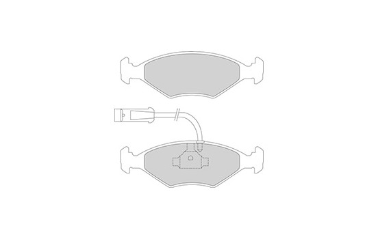 Brake Pad Set, disc brake 36855 ABS, Image 3