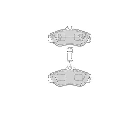 Brake Pad Set, disc brake 36856 ABS, Image 3