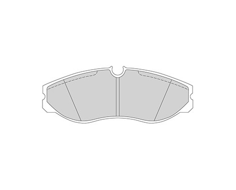 Brake Pad Set, disc brake 36861 ABS