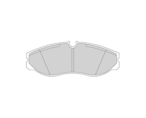 Brake Pad Set, disc brake 36861 ABS