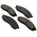 Brake Pad Set, disc brake 36862 ABS