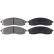 Brake Pad Set, disc brake 36862 ABS, Thumbnail 3