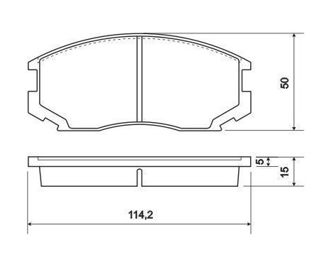 Brake Pad Set, disc brake 36865 ABS, Image 2