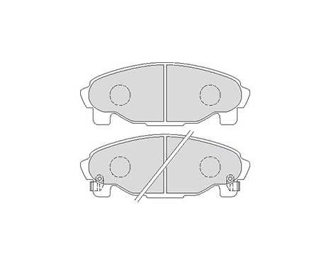 Brake Pad Set, disc brake 36869 ABS, Image 2