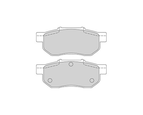 Brake Pad Set, disc brake 36870 ABS, Image 2