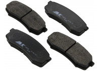 Brake Pad Set, disc brake 36875 ABS