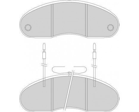 Brake Pad Set, disc brake 36877 ABS, Image 2