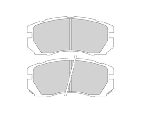 Brake Pad Set, disc brake 36878 ABS, Image 3