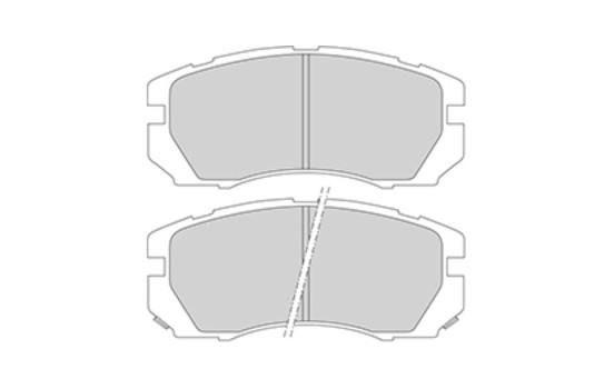 Brake Pad Set, disc brake 36878 ABS, Image 3