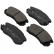 Brake Pad Set, disc brake 36878 ABS