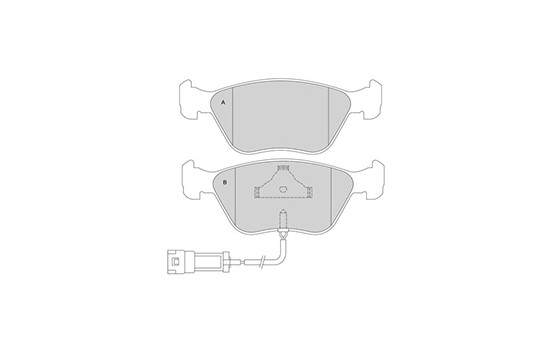 Brake Pad Set, disc brake 36880 ABS, Image 2