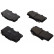 Brake Pad Set, disc brake 36882 ABS