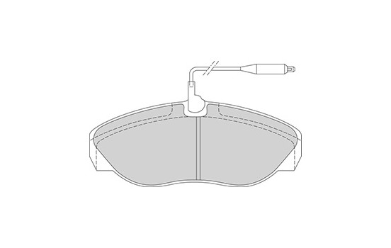 Brake Pad Set, disc brake 36883 ABS, Image 3