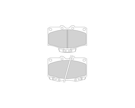 Brake Pad Set, disc brake 36887 ABS, Image 2