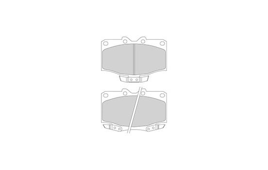 Brake Pad Set, disc brake 36887 ABS, Image 2