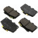 Brake Pad Set, disc brake 36887 ABS