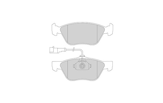 Brake Pad Set, disc brake 36894 ABS, Image 3