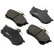 Brake Pad Set, disc brake 36918 ABS